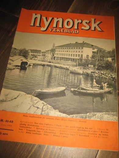 1952 nr 011 Nynorsk VEKEBLAD