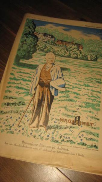 1932 nr 022 A MAGASINET Originaltegning for A Magasinet av Øyvind Sørensen