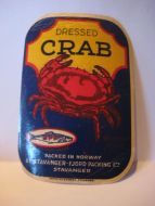 DRESSED CRAB, fra STAVANGER FJORD PACKING LTD, STAVANGER.
