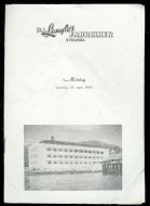 Hefte i forbindelse med åpning av P.I.Langlos Fabrikker på Stranda. 1948.