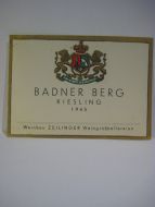 BADNER BERG RIESLING 1945.
