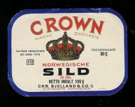Chr. Bjelland & Co, Stavanger. CROWN