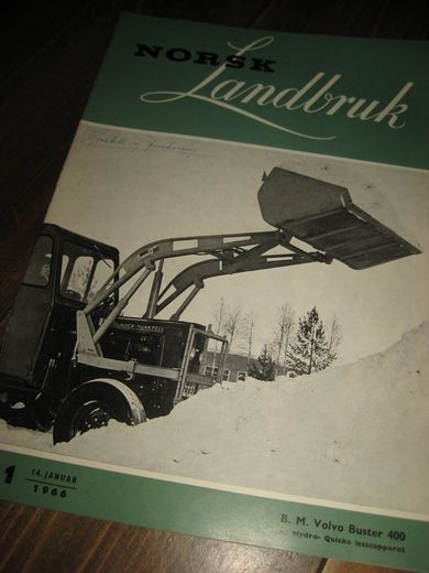 1966 nr 001 Norsk Landbruk