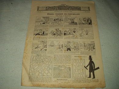 1905 nr 041 Første tillæg til Allers Familie Journal ONKEL TEGNER OG FORTELLER På baksida: En historie om Stjernerne