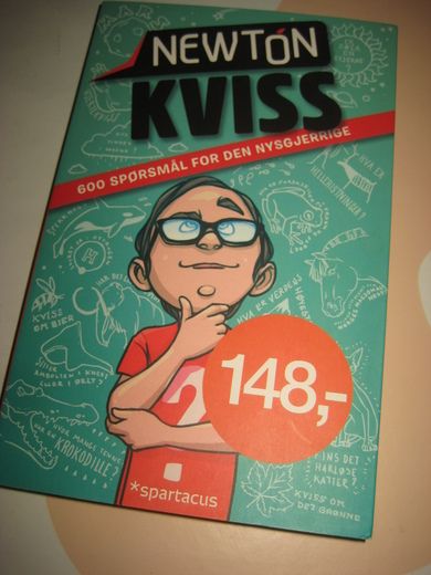 NEWTON. KVISS. 600 spørsmål for den nysgjerrige. 2016.