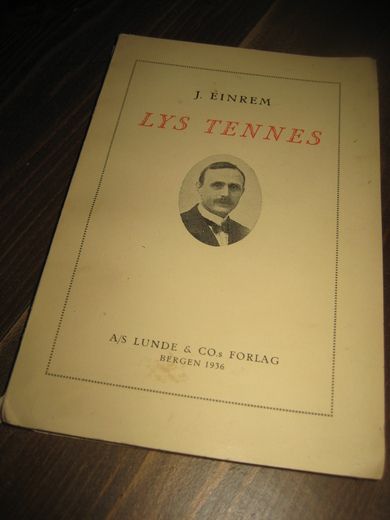 EINREM: LYS TENNES. 1936.