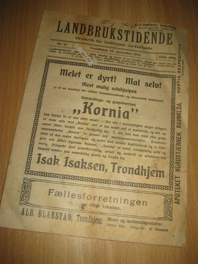 1916 nr 047 LANDBRUKSTIDENDE