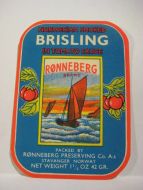 BRISLING IN TOMATO SAUCE, fra Rønneberg Preserving Co, Stavanger.