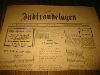 1916 nr 134 Indtrøndelagen