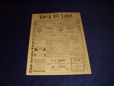 1897 nr 026 Værg dit Land