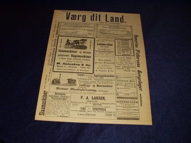 1897 nr 015 Værg dit Land