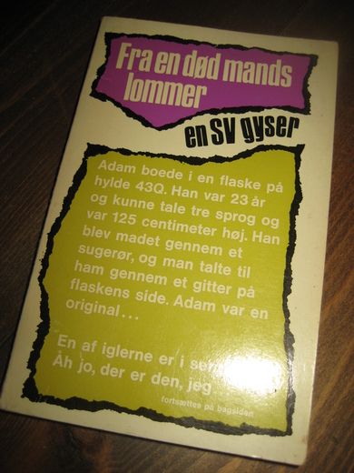 Fra en død manns lommer