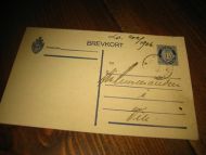 BREV KORT til lensmanden i Vik Sogn 6 2 1926 Meget pent