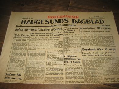 1948 nr 277 HAUGESUNDS DAGBLAD