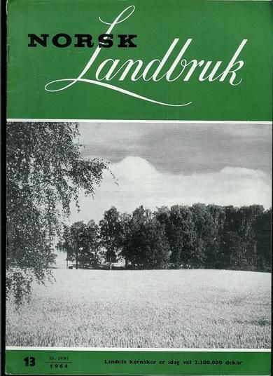 1964 nr 013 NORSK Landbruk