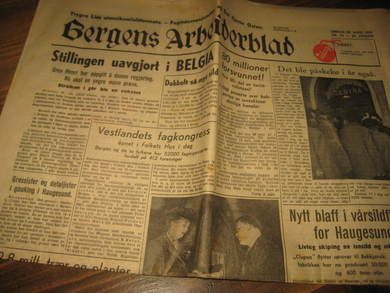 1950 nr 072 25 mars Bergens Arbeiderblad