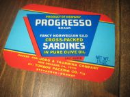 PROGRESSO CROSS PACKED SARDINES