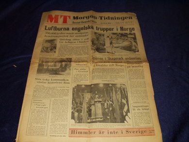1945 nr 125 Morgon Tidningen