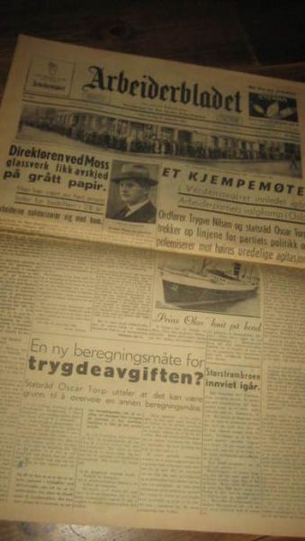 1937 nr 225 Arbeiderbladet