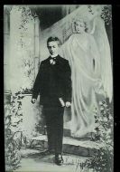 Gammelt postkort fra tidleg 1900