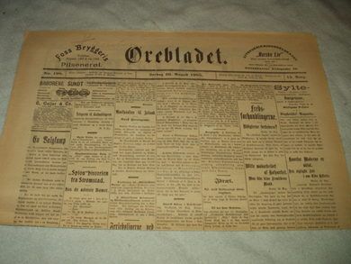 1905 nr 198 Ørebladet