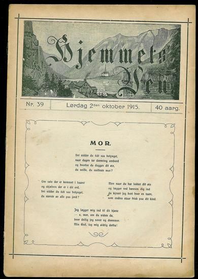 1915 nr 039 Hjemmets Ven