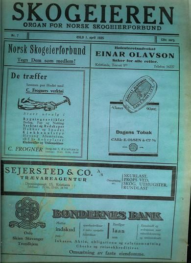 1925 nr 007 SKOGEIEREN