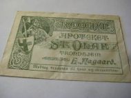 APOTEKET ST OLAF TRONDHJEM tidleg 1900