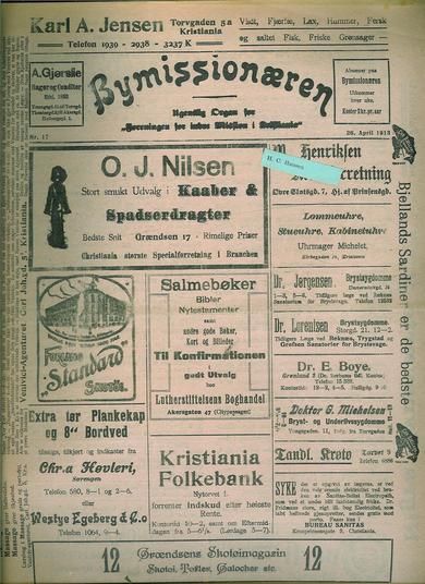 1913 nr 017 Bymissionæren