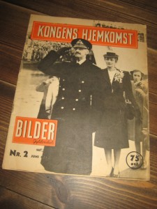 1945,nr 002, BILDER. KONGENS HJEMKOMST