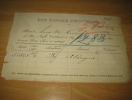Brev fra DEN NORSKE CREDITBANK, 1.6.98.