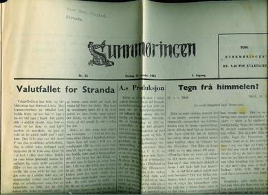 1951 nr 032 Sunnmøringen