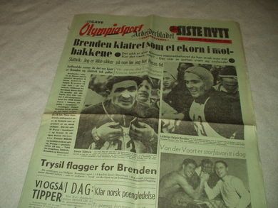 1952, Olympiasport Arbeiderbladet.