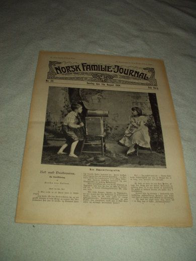 1904 nr 032 NORSK FAMILIE JOURNAL