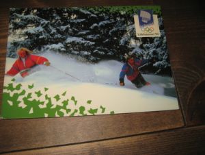 504, LOOC 1991, Telemark skiing.