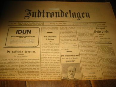 1916 nr 058 Indtrøndelagen