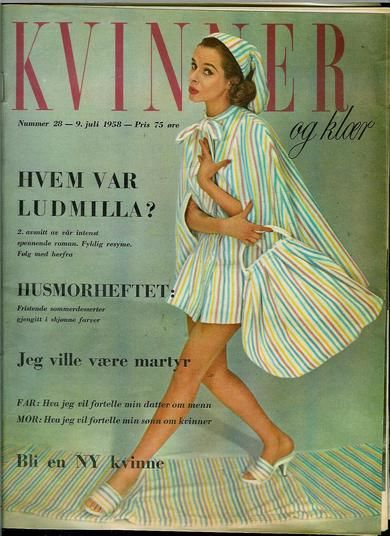 1958 nr 028 KVINNER og klær