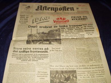 1941 nr 491 Morgen Aftenposten