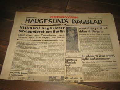 1948 nr 233 HAUGESUNDS DAGBLAD
