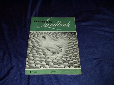 1961 nr 001 NORSK Landbruk