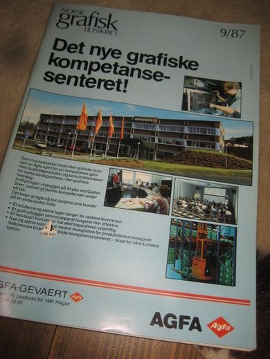 1987,nr 009, Norsk grafisk TIDSSKRIFT. 