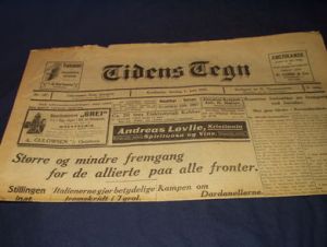1915,nr 147, Tidens Tegn