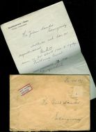 Brev med innhold Nordvik i Nordhordland 1932