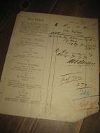 FACTURA fra Otto Hallan Drammen 19/9-1894