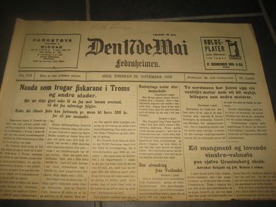 1928 nr 273 Den 17de Mai