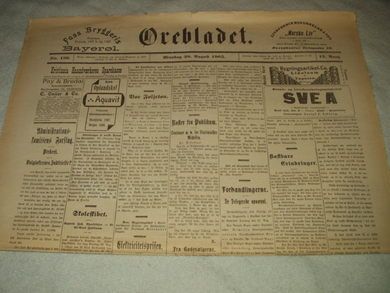 1905 nr 199 Ørebladet