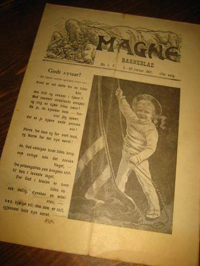 1907 nr 001 MAGNE BARNEBLAD