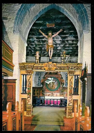 Voss Kirke Steinkirke i gotisk stil fra omkring 1270