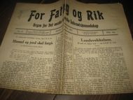 1931 nr 047 For Fattig og Rik