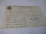 Utligning til Krigsskadetrygden for bygninger, 25. nov 1947..